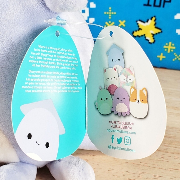 Squishmallow Stacy the Squid 5" Canada Import from Toronto CA Rare Plush NWT - Picture 11 of 12